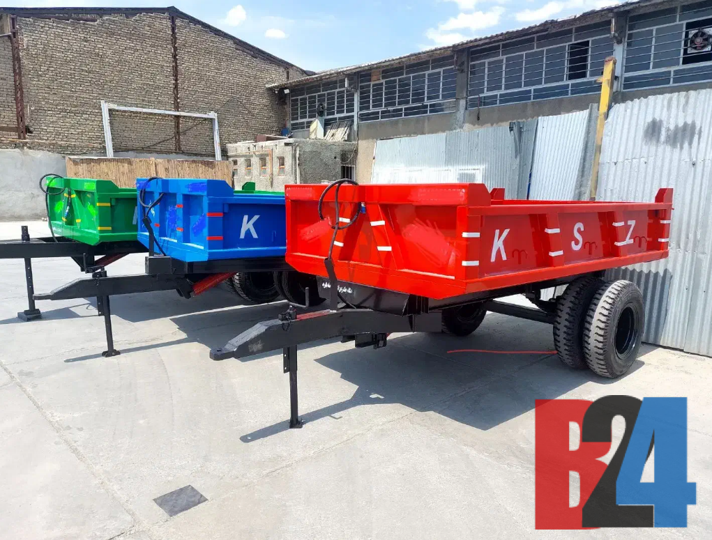 ساخت انواع تریلی تراکتور و تانکر آب تراکتور 