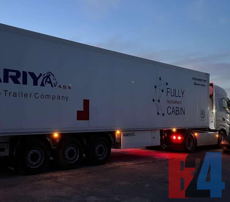 فروش تریلی یخچالی سه محور با بالاترین کیفیت 